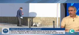 Juan Gallardo, durante la entrevista